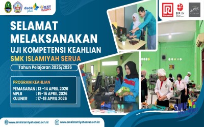 Pelaksanaan Uji Kopetesi Kehalian SMK Islamiyah Serua, Gandeng DUDI Penguji Eksternal Optimis Cetak Lulusan Berkualitas